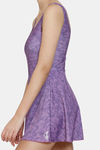 Zelocity Padded Slip-On Swimdress - Chinese Violet — thumbnail 5